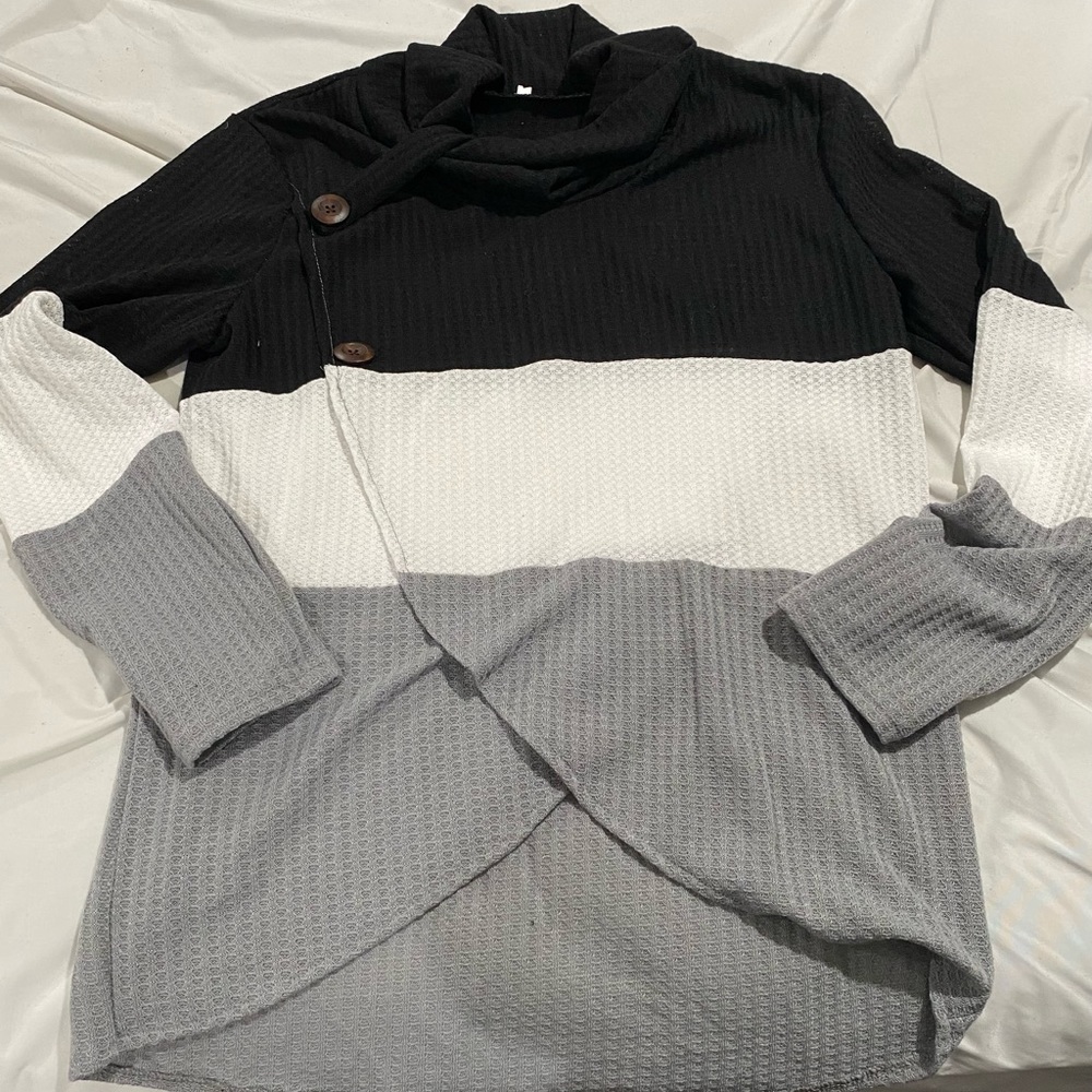 Cowl neck shirt